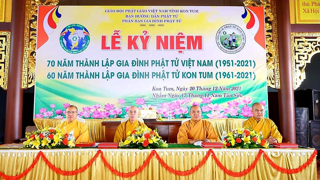 Lễ kỷ niệm 70 năm thành lập Gia đình Phật tử Việt Nam, 60 năm thành lập Gia đình Phật tử tỉnh Kon Tum