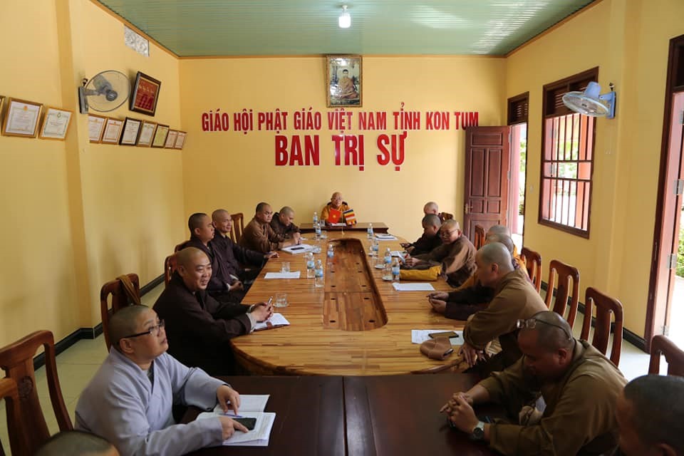 Ban Trị sự GHPG Việt Nam tỉnh Kon Tum họp bàn  về công tác chuẩn bị cho Đại lễ Phật đản PL. 2564 –DL. 2020